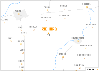 map of Richard