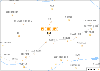 map of Richburg