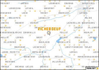 map of Richeboeuf