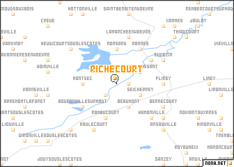 map of Richecourt