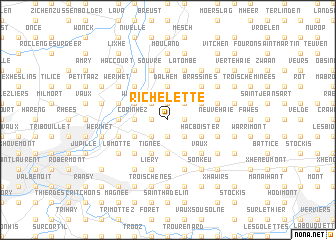 map of Richelette