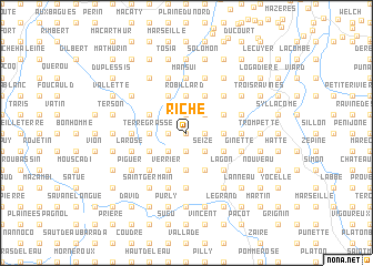 map of Riche