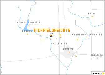 map of Richfield Heights