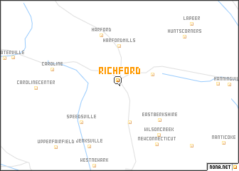 map of Richford