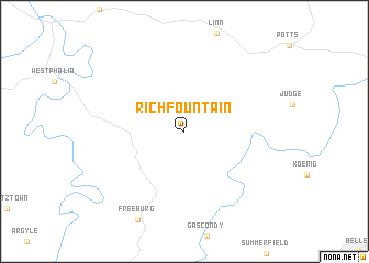 map of Rich Fountain