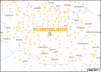 map of Richhānwāli Baihk