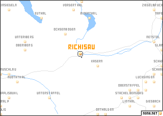 map of Richisau