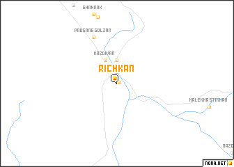 map of Rīchkān