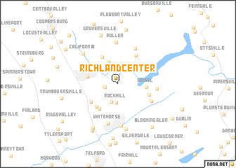 map of Richland Center