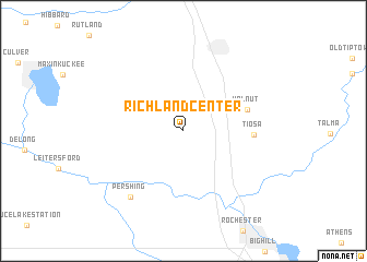 map of Richland Center