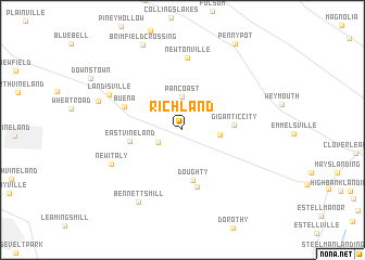 map of Richland