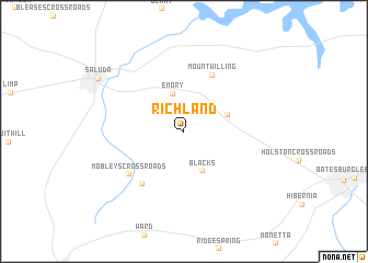 map of Richland