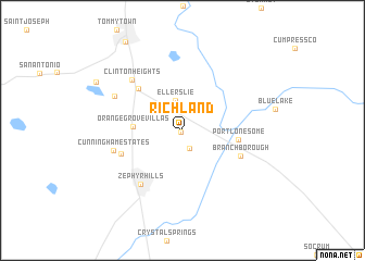 map of Richland