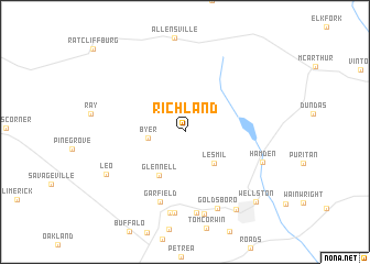 map of Richland
