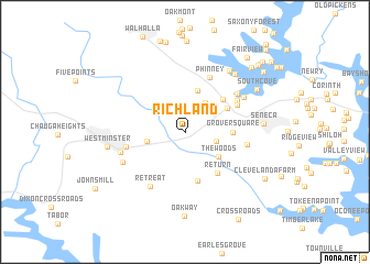 map of Richland