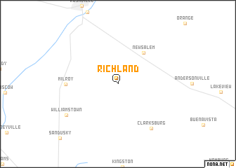 map of Richland