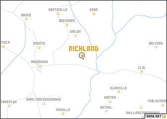 map of Richland