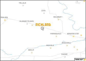 map of Richland