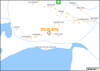 map of Richland