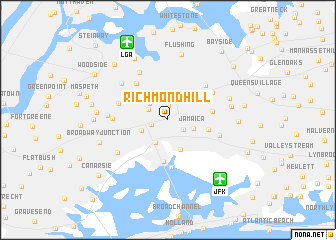 map of Richmond Hill