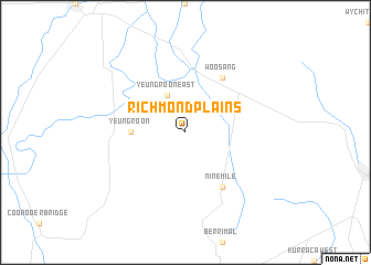map of Richmond Plains