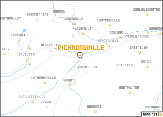 map of Richmondville