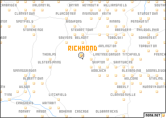 map of Richmond
