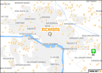 map of Richmond