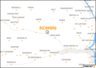 map of Richmond