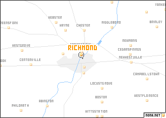 map of Richmond