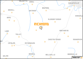 map of Richmond