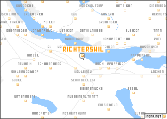 map of Richterswil