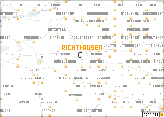 map of Richthausen