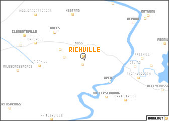 map of Richville