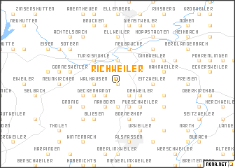 map of Richweiler