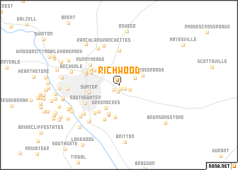 map of Richwood