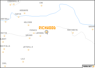 map of Richwood