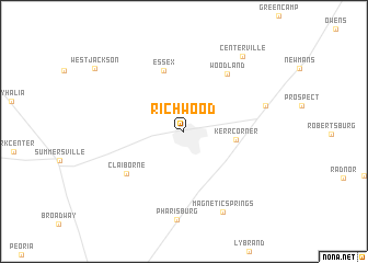 map of Richwood
