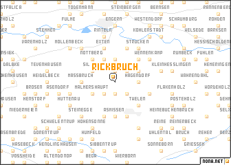 map of Rickbruch