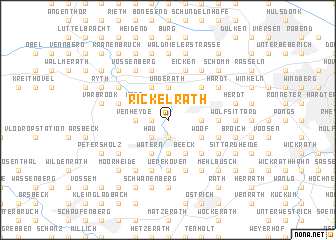 map of Rickelrath