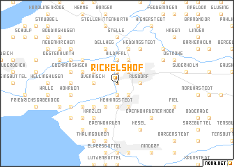 map of Rickelshof