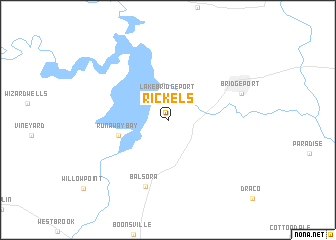 map of Rickels