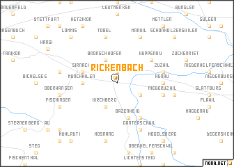 map of Rickenbach