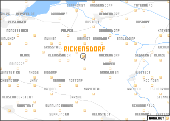 map of Rickensdorf