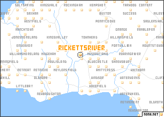 map of Ricketts River