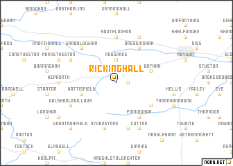 map of Rickinghall