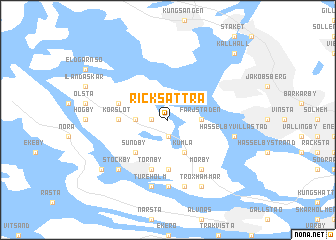 map of Ricksättra