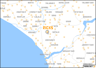 map of Ricks