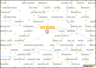 map of Ricourd