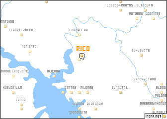 map of Rico